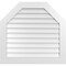 Ekena Millwork Octagonal Top Surface Mount PVC Gable Vent w/ 3-1/2"W x 1"P Standard Frame, 36"W x 34"H GVPOT36X3401SN - alternate 1